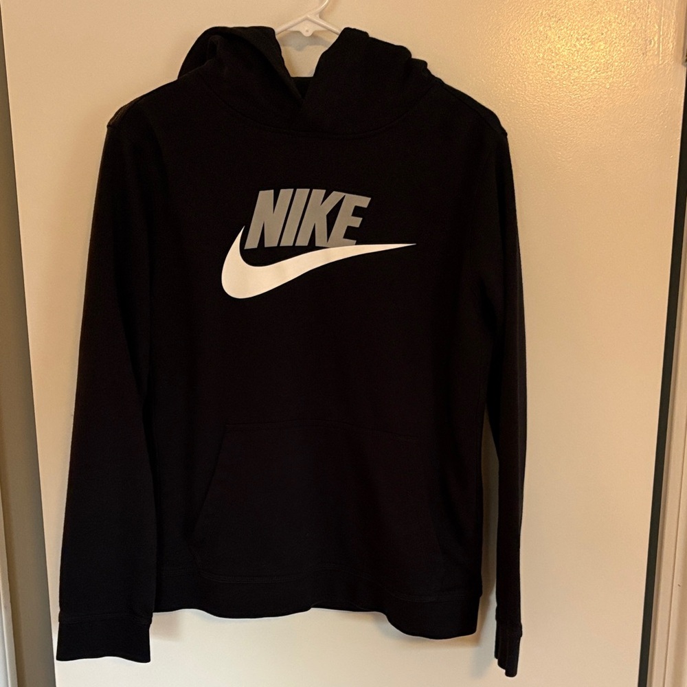 Nike Black Sweatshirt with White Logo